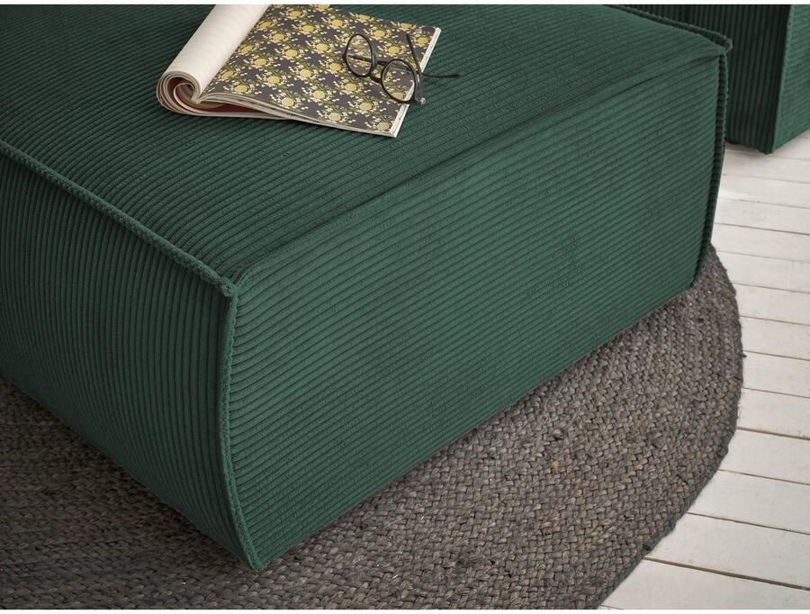 Home affaire Hocker Sherwood Kruk vierkant ideale aanvulling op de loveseat SHERWOOD