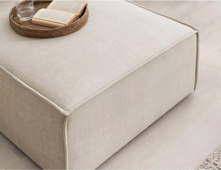 Home affaire Fauteuil Sherwood Loveseat en hocker als set passend bij de bekleding-serie SHERWOOD