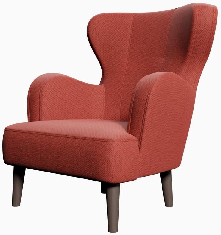 Home affaire Fauteuil Sicilia moderne oorfauteuil vleugelstoel