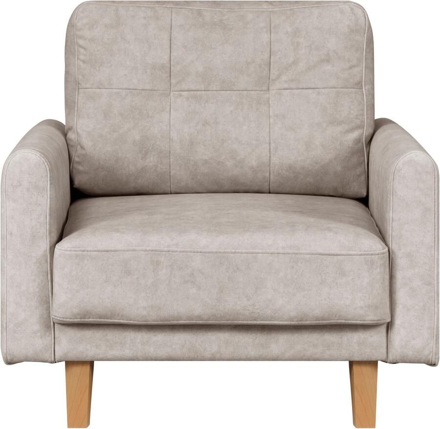 Home affaire Fauteuil TRIPLO relaxstoel met golfondersteuning afmetingen B D H: 95 100 89 cm