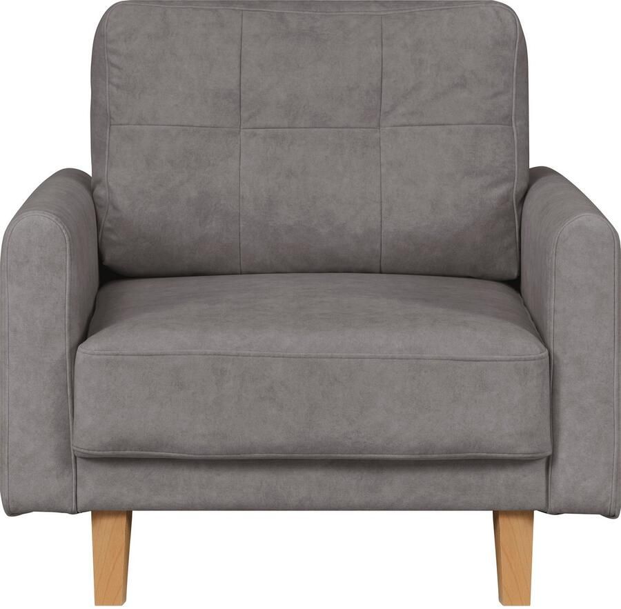 Home affaire Fauteuil TRIPLO relaxstoel met golfondersteuning afmetingen B D H: 95 100 89 cm