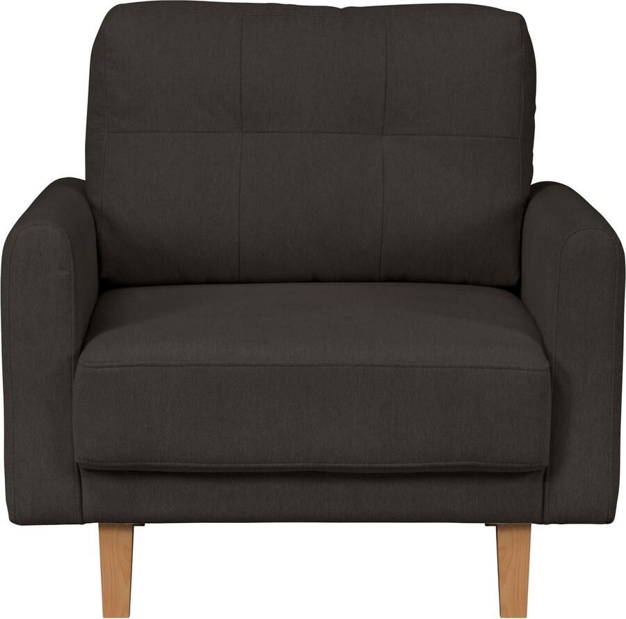 Home affaire Fauteuil TRIPLO relaxstoel met golfondersteuning afmetingen B D H: 95 100 89 cm