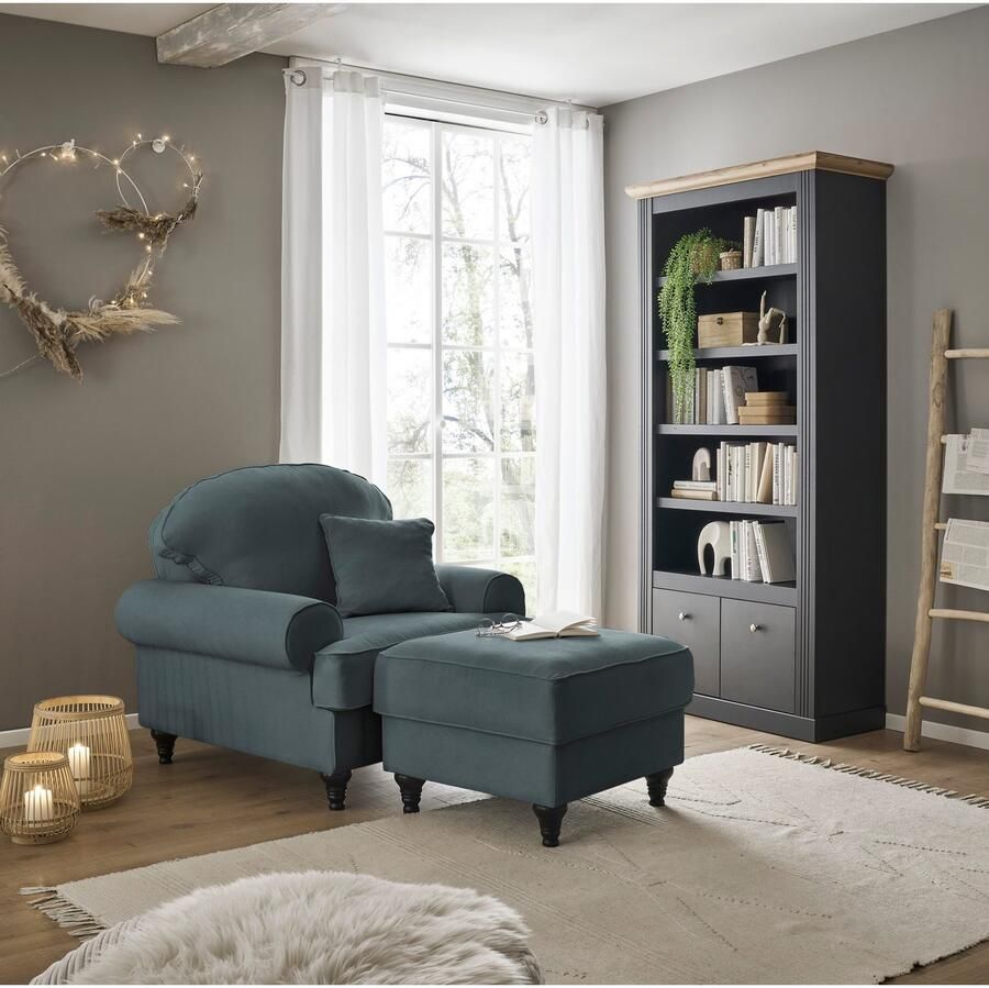 Home affaire Fauteuil Westminster met binnenveringsinterieur (set 2 stuks)