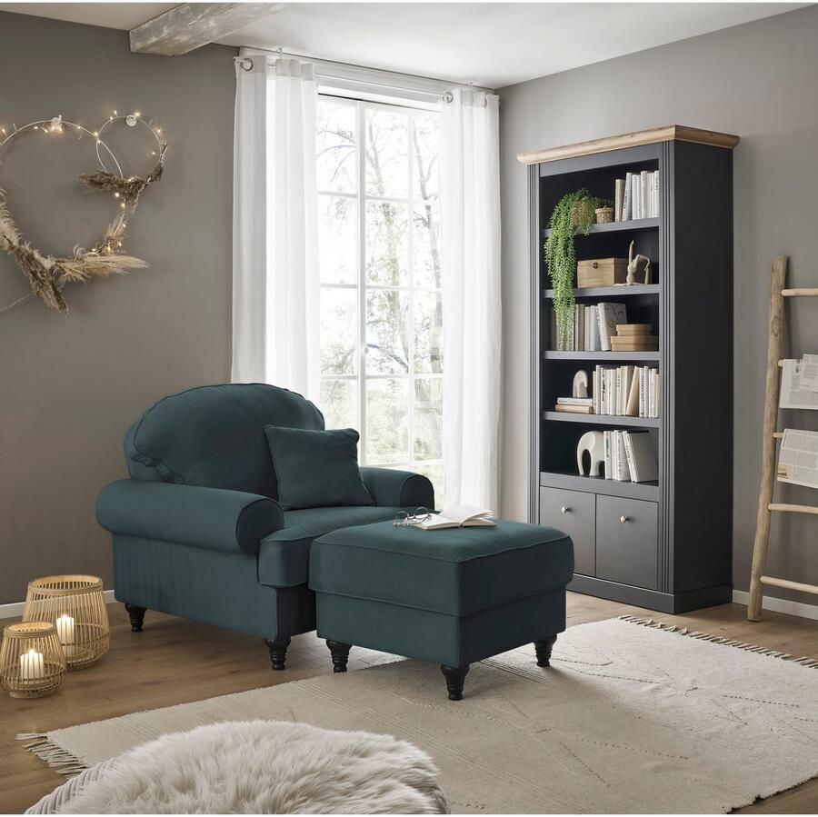 Home affaire Fauteuil Westminster met binnenveringsinterieur (set 2 stuks)