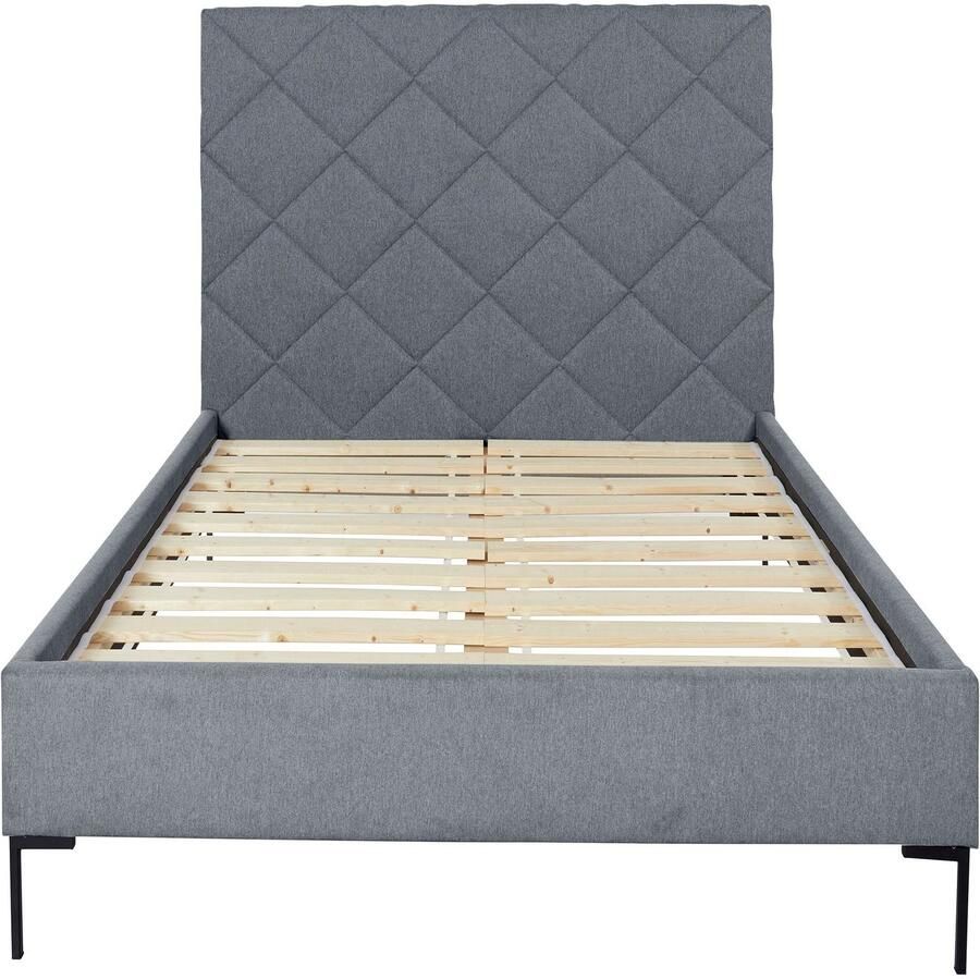 Home affaire Gestoffeerd bed CHARLOTT Modern bekleed bed met of zonder lattenbodem