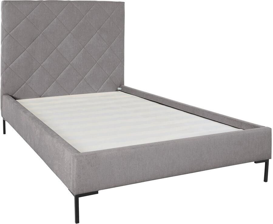 Home affaire Gestoffeerd bed CHARLOTT Modern bekleed bed met of zonder lattenbodem