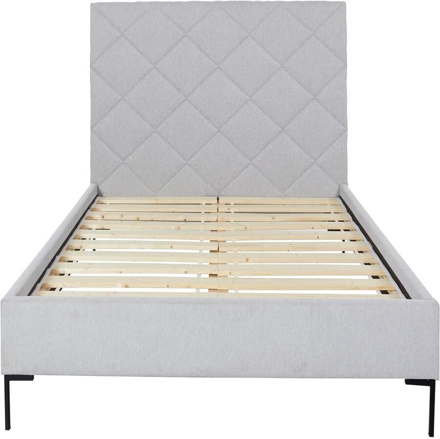 Home affaire Gestoffeerd bed CHARLOTT Modern bekleed bed met of zonder lattenbodem
