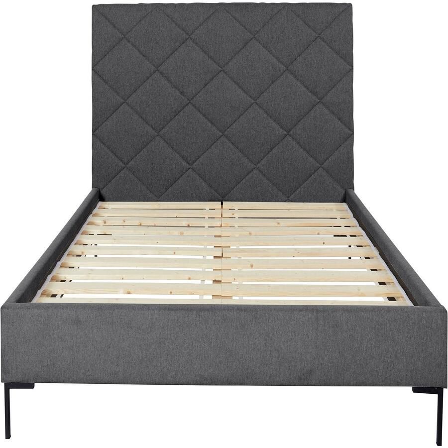 Home affaire Gestoffeerd bed CHARLOTT Modern bekleed bed met of zonder lattenbodem