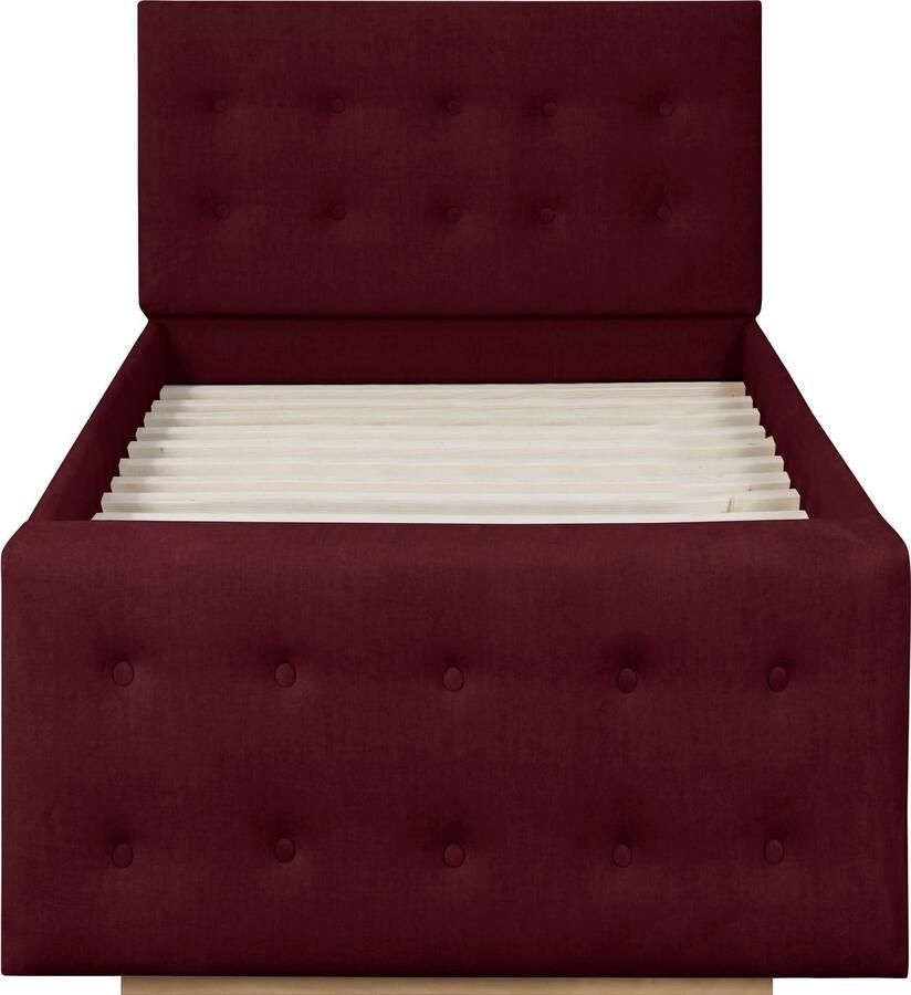Home affaire Gestoffeerd bed Vaine in 5 breedten ook in lengte 220 cm incl. lattenrol
