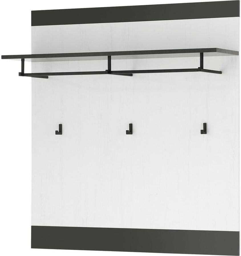 Home affaire Halmeubelset Sherwood met schuurdeurbeslag apothekersgrepen van metaal breedte ca. 164 cm (3 stuks)