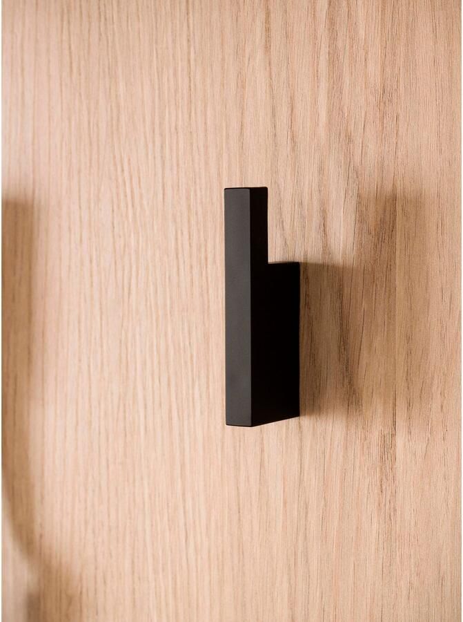 Home affaire Halmeubelset Torge kapstok met opbergruimte garderobekast in Scandic design bevat sideboard garderobe met spiegel en wandplank in twee kleuren (set 3-delig)
