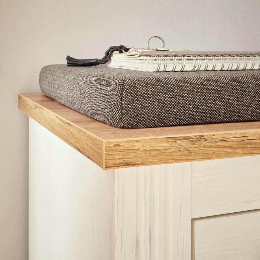 Home affaire Halmeubelset Westminster TOPSELLER! in romantische landelijke stijl (4 stuks)