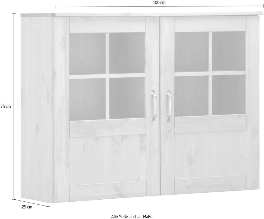 Home affaire Hangend kastje Alby Breedte 100 cm 2 deuren