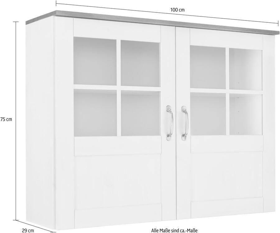 Home affaire Hangend kastje Alby Breedte 100 cm 2 deuren