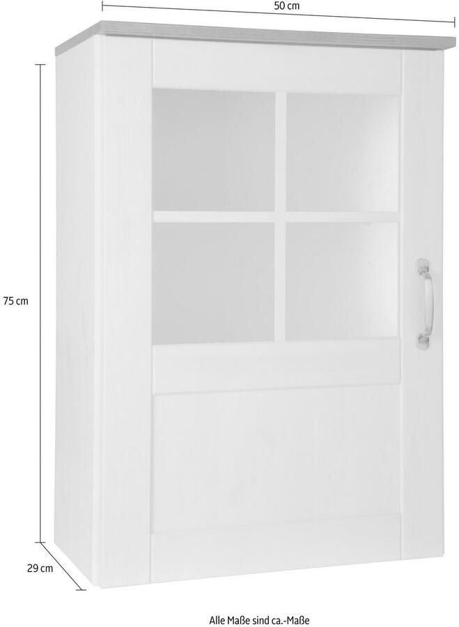 Home affaire Hangend kastje Alby Breedte 50 cm 1 deur