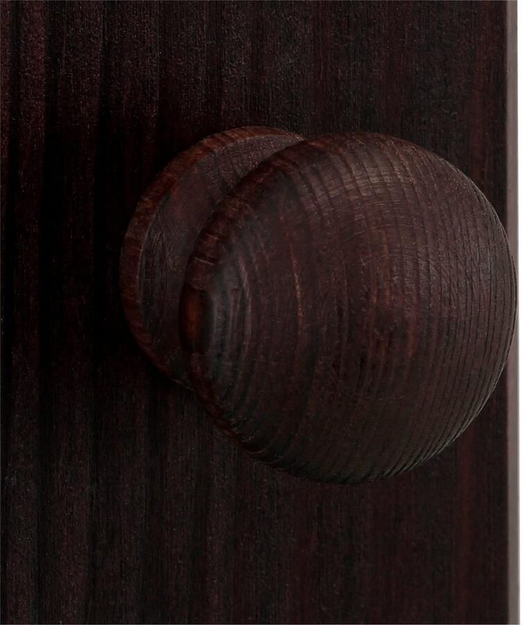 Home affaire Hangende vitrinekast Cubrix optioneel met of zonder glazen deur gemaakt van prachtig massief grenen breedte 35 cm hoogte 85 cm