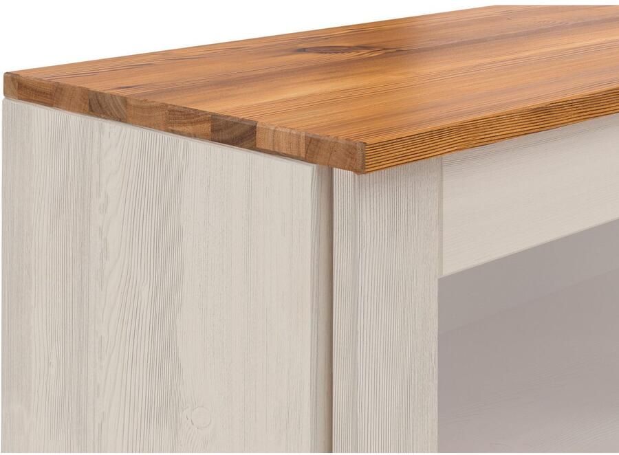 Home affaire Hangkast Alby2 Met metalen grepen en glazen deuren breedte 100 cm