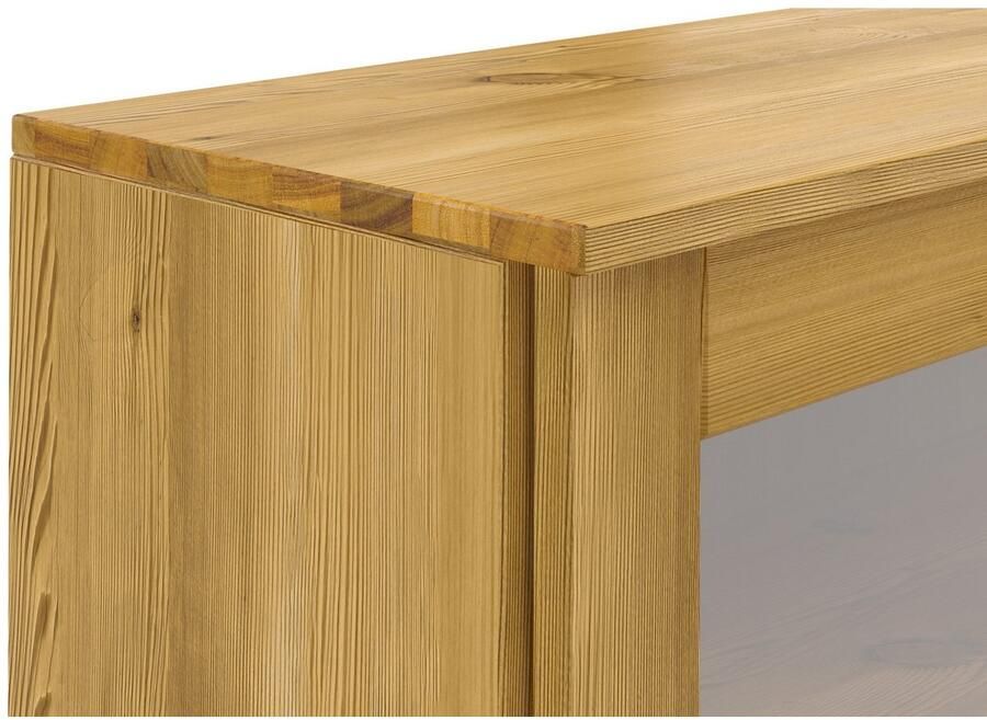 Home affaire Hangkast Alby2 Met metalen grepen en glazen deuren breedte 100 cm