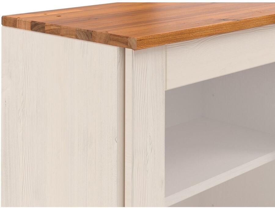 Home affaire Hangkast Alby2 Met metalen grepen en glazen deuren breedte 50 cm