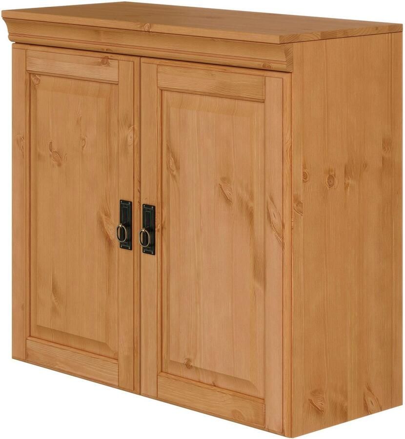 Home affaire Hangkast Rügen Breedte 80 cm massief grenen 2 deuren 1 legplank