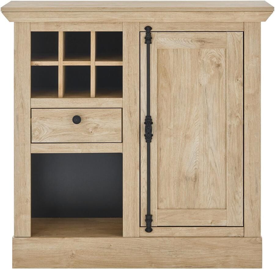 Home affaire Highboard Cornwall commode in landelijke stijl kast sideboard eiken decor (1 stuk)