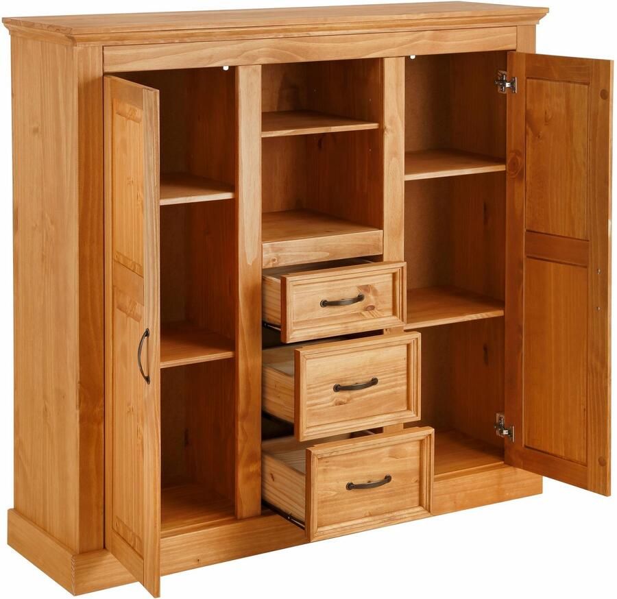 Home affaire Highboard Selma Opbergkast breedte 130 cm