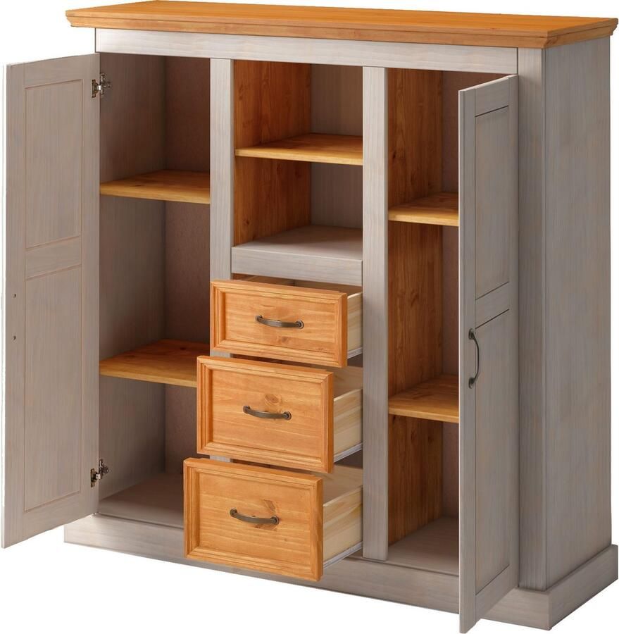 Home affaire Highboard Selma Opbergkast breedte 130 cm