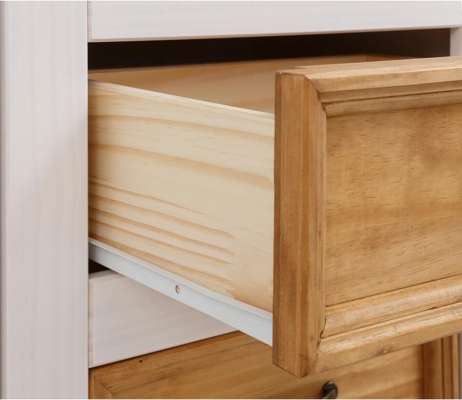 Home affaire Highboard Selma Vitrine breedte 100 cm