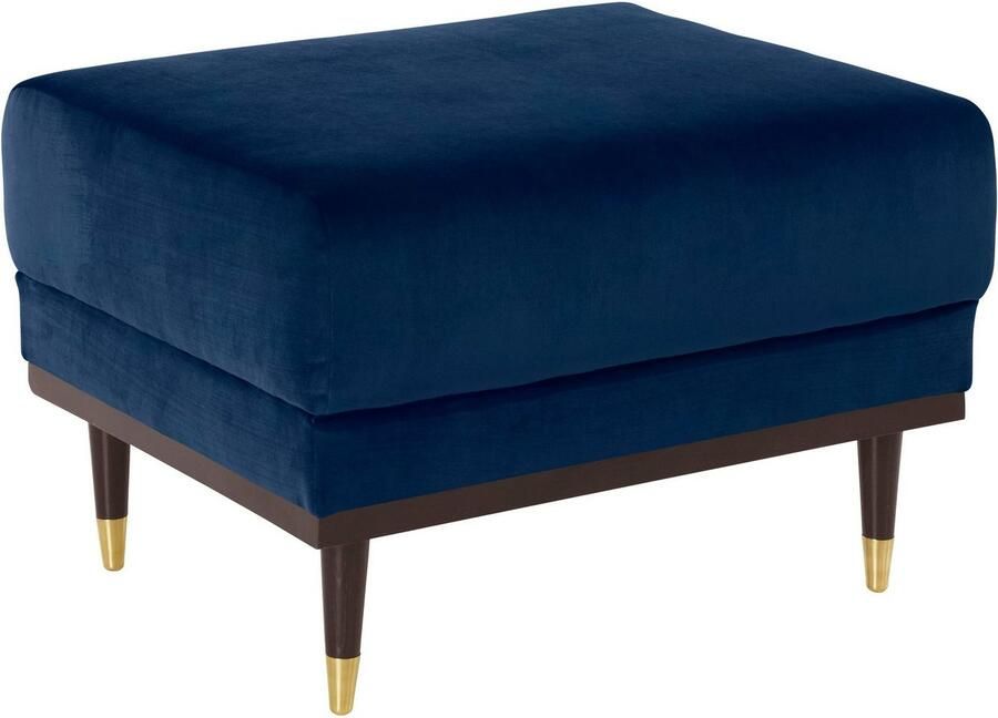 Home affaire Hocker Chamby met houten frame onderaan