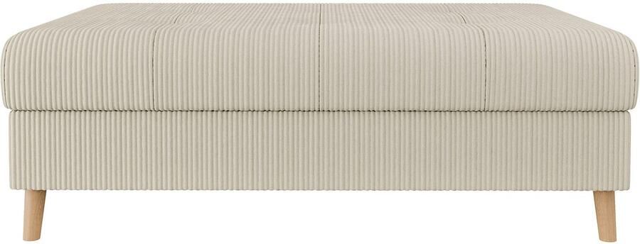 Home affaire Hocker CHARRE XXL stiksel in het zitgedeelte afmetingen: B D H: 118 73 40 cm