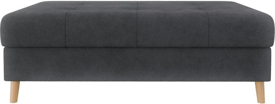 Home affaire Hocker CHARRE XXL stiksel in het zitgedeelte afmetingen: B D H: 118 73 40 cm