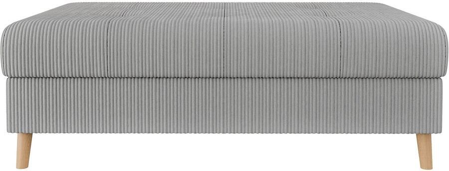 Home affaire Hocker CHARRE XXL stiksel in het zitgedeelte afmetingen: B D H: 118 73 40 cm