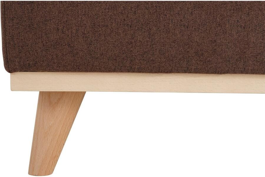 Home affaire Hocker EDINA ook in katoenmix-overtrekstof in scandinavische stijl