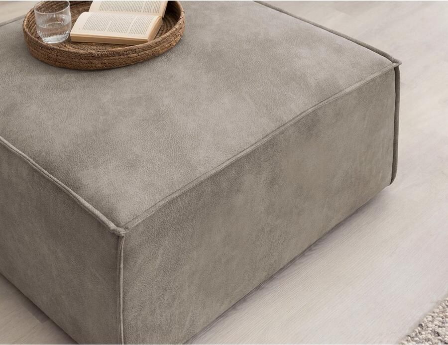 Home affaire Fauteuil Sherwood Loveseat en hocker als set passend bij de bekleding-serie SHERWOOD