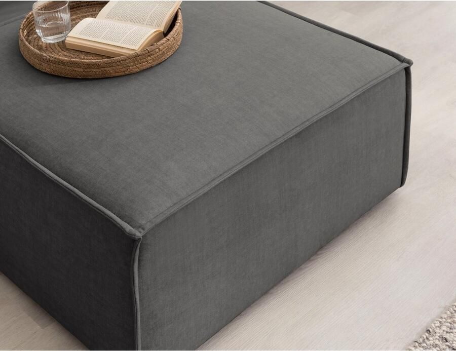 Home affaire Fauteuil Sherwood Loveseat en hocker als set passend bij de bekleding-serie SHERWOOD