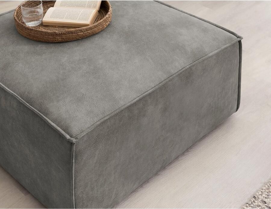 Home affaire Fauteuil Sherwood Loveseat en hocker als set passend bij de bekleding-serie SHERWOOD