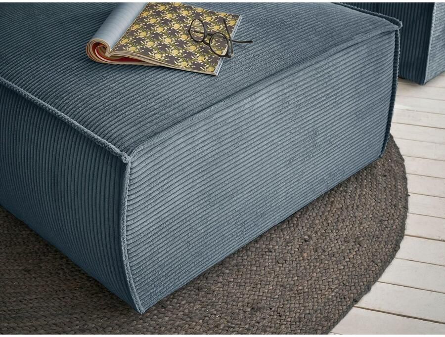 Home affaire Hocker Sherwood Kruk vierkant ideale aanvulling op de loveseat SHERWOOD