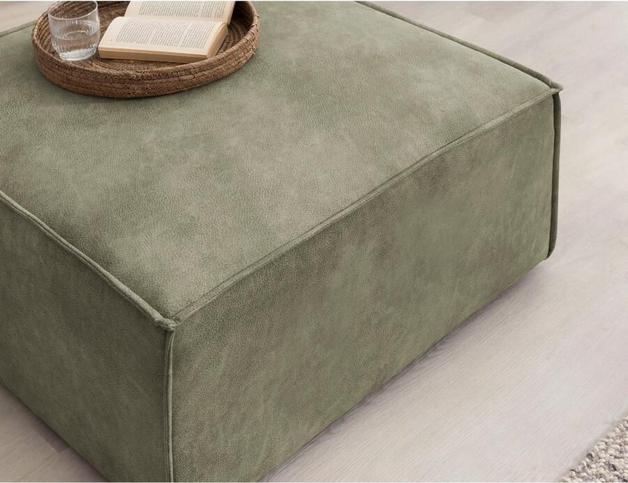 Home affaire Fauteuil Sherwood Loveseat en hocker als set passend bij de bekleding-serie SHERWOOD