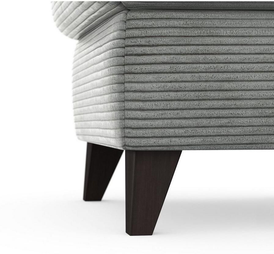 Home affaire Hocker Trelleborg Cord-bekleding met opbergvak inclusief binnenveringsinterieur