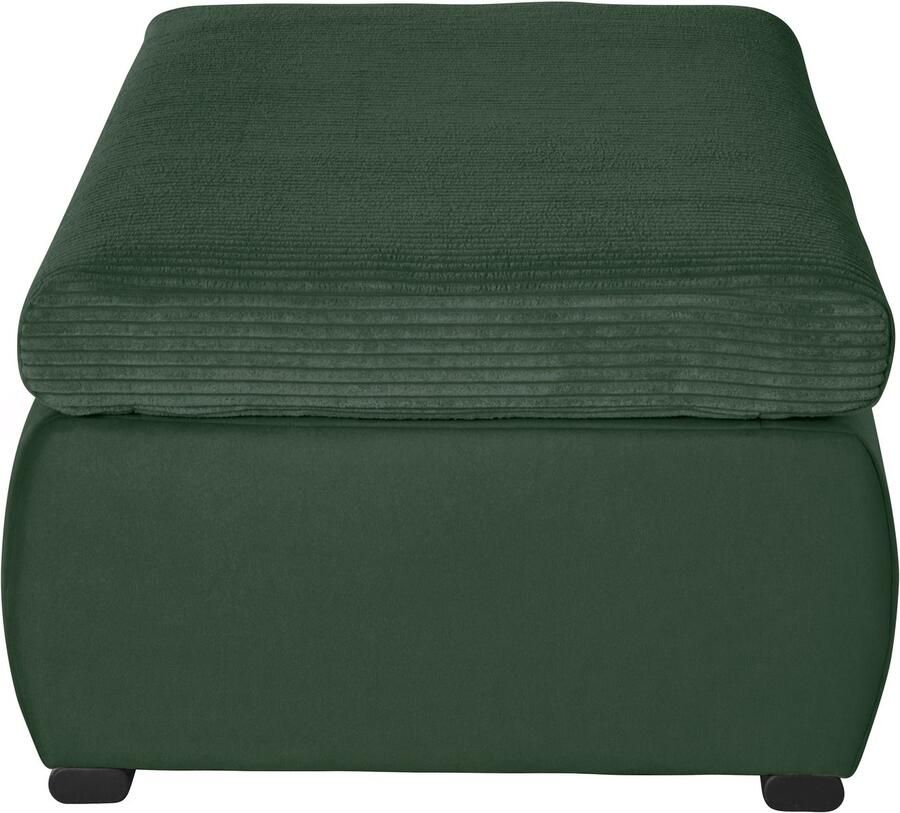 Home affaire Hocker Win met zwarte metalen poten vrij plaatsbaar