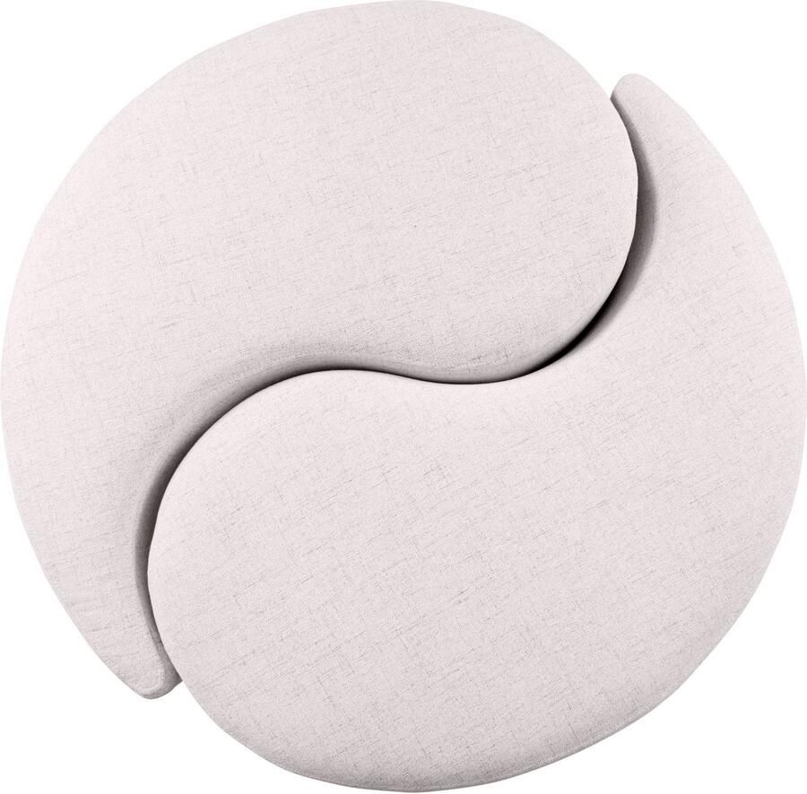 Home affaire Hocker Yin&Yang diameter 82 cm 2-delig afzonderlijk plaatsbaar of yin-yang-look