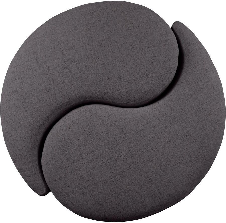 Home affaire Hocker Yin&Yang diameter 82 cm 2-delig afzonderlijk plaatsbaar of yin-yang-look