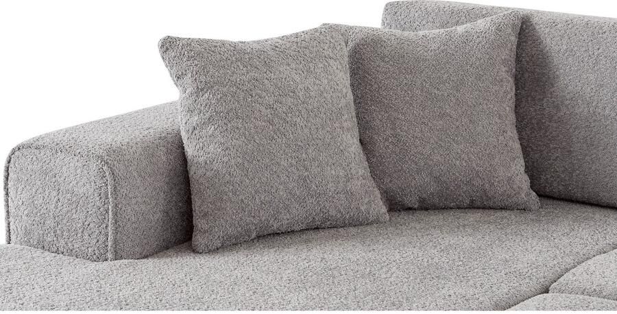 Home affaire Hoekbank Györ L-vorm optioneel met bedfunctie en bedlade inclusief 2 sierkussens