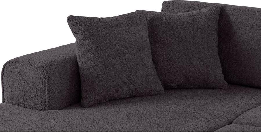 Home affaire Hoekbank Györ L-vorm optioneel met bedfunctie en bedlade inclusief 2 sierkussens