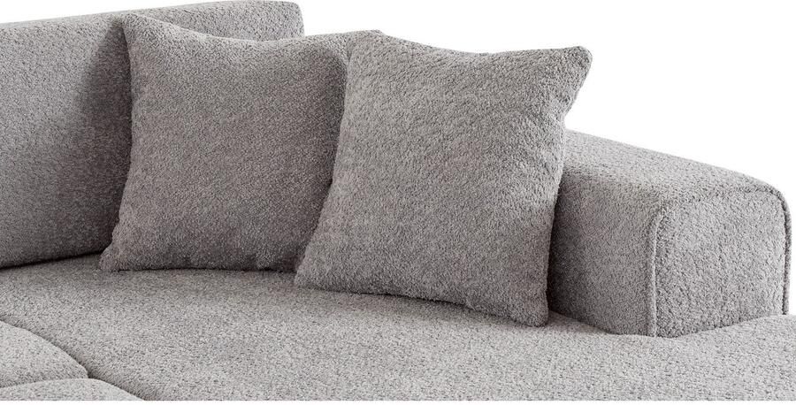 Home affaire Hoekbank Györ L-vorm optioneel met bedfunctie en bedlade inclusief 2 sierkussens