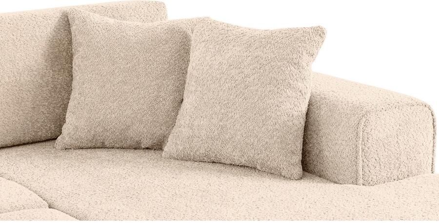 Home affaire Hoekbank Györ L-vorm optioneel met bedfunctie en bedlade inclusief 2 sierkussens