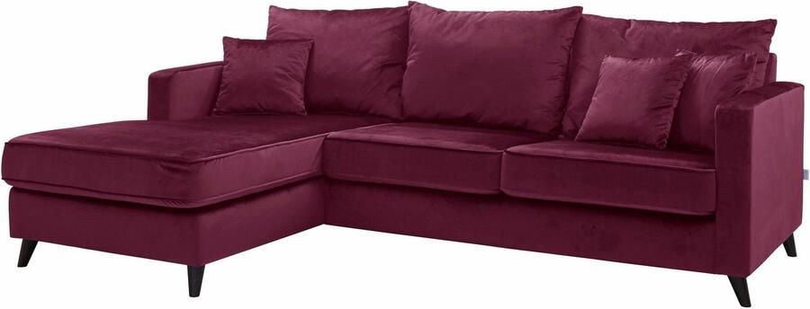 Home affaire Hoekbank Renesse L-vorm los kussen opstaande naad aan zitkussen