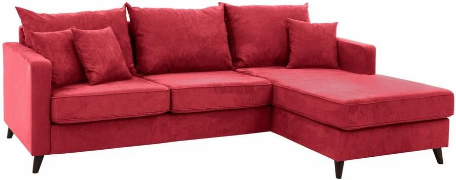 Home affaire Hoekbank Renesse L-vorm los kussen opstaande naad aan zitkussen