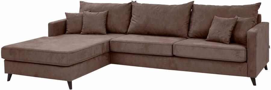 Home affaire Hoekbank Renesse L-vorm los kussen opstaande naad aan zitkussen