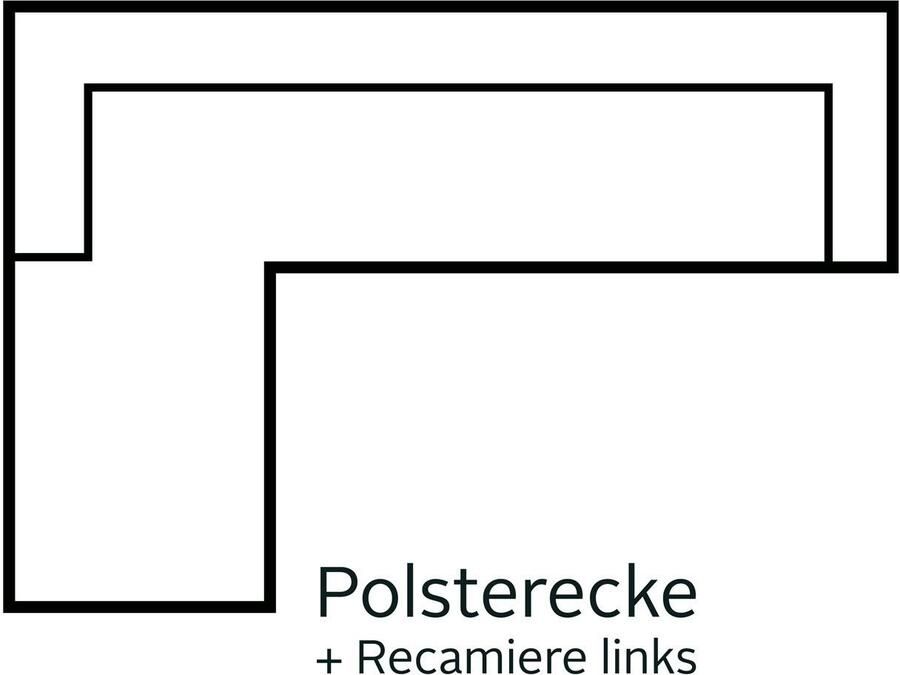 Home affaire Hoekbank TRIPLO optionele slaapbank met bedlade afmetingen B D H: 234 164 89 cm